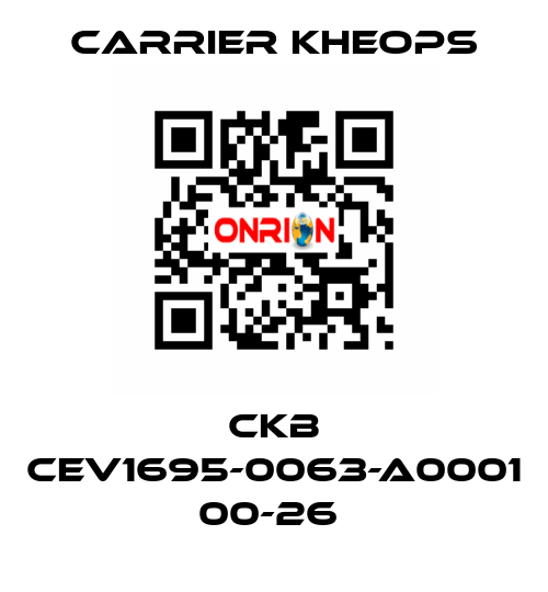 CKB CEV1695-0063-A0001 00-26  Carrier Kheops