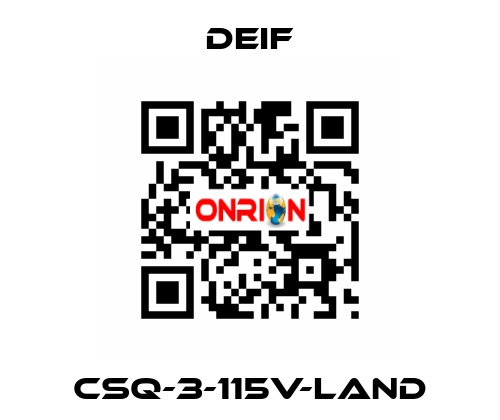 CSQ-3-115V-LAND Deif