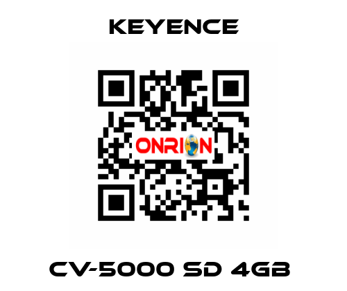 CV-5000 SD 4GB  Keyence