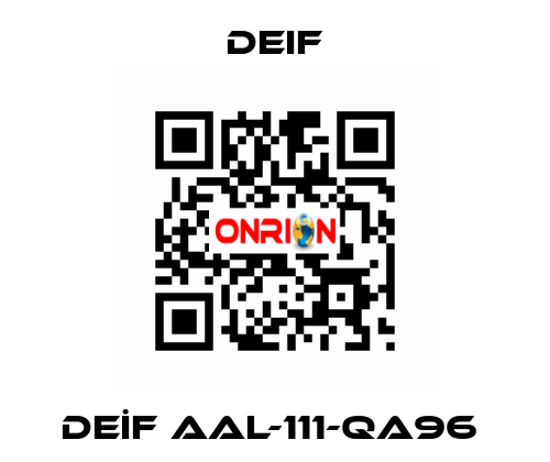 DEİF AAL-111-QA96  Deif