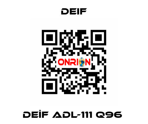 DEİF ADL-111 Q96  Deif