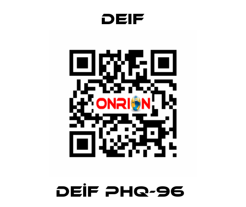 DEİF PHQ-96  Deif