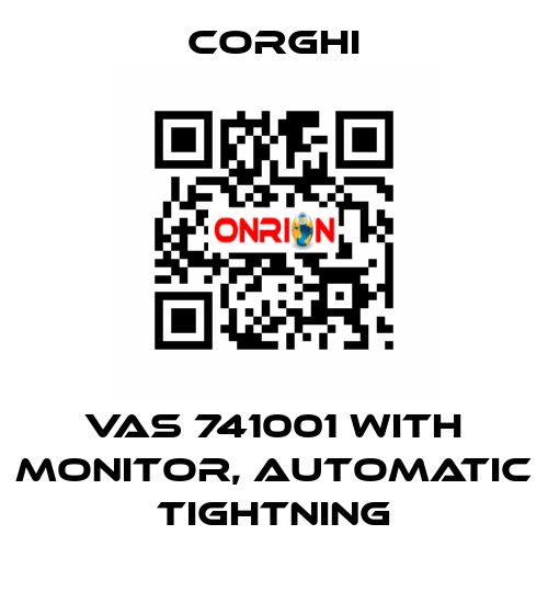 VAS 741001 with monitor, automatic tightning Corghi