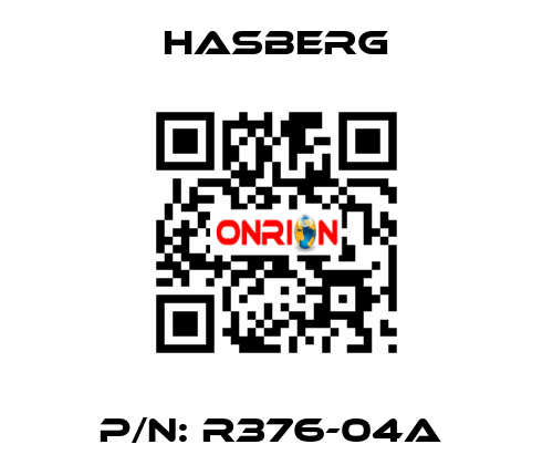 P/N: R376-04A  Hasberg