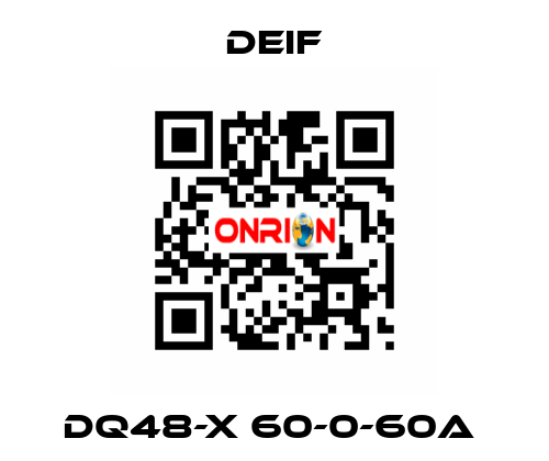 DQ48-X 60-0-60A  Deif