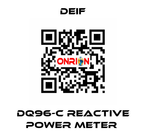 DQ96-C REACTIVE POWER METER  Deif