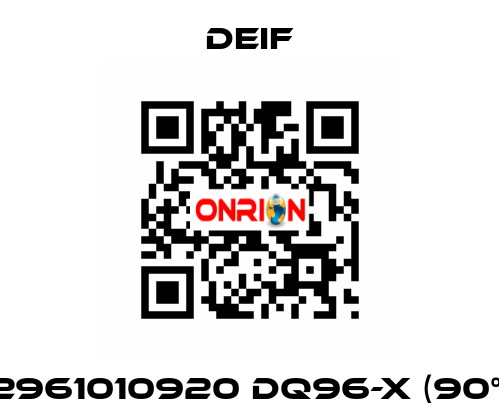 2961010920 DQ96-x (90°) Deif