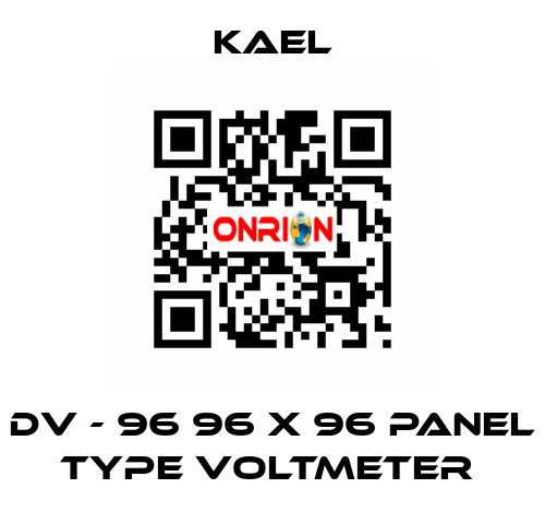 DV - 96 96 X 96 PANEL TYPE VOLTMETER  Kael