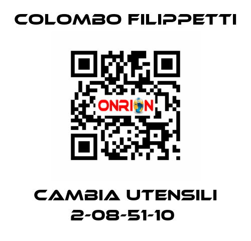 CAMBIA UTENSILI 2-08-51-10  Colombo Filippetti