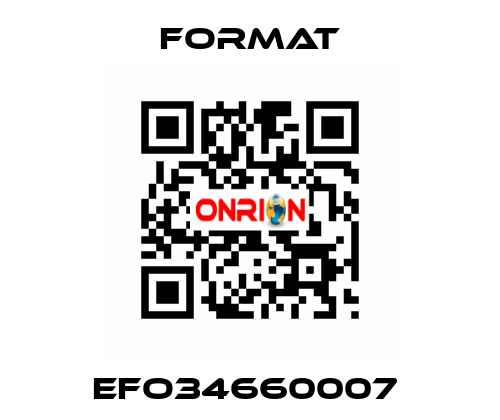 EFO34660007  Format