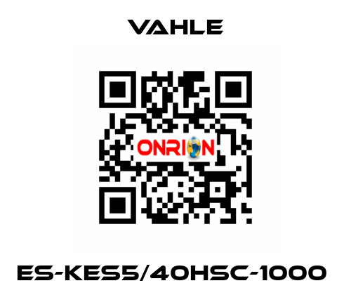 ES-KES5/40HSC-1000  Vahle