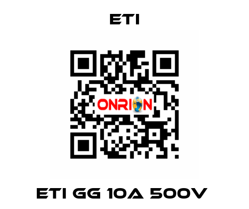 ETI GG 10A 500V  Eti