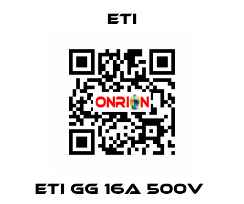 ETI GG 16A 500V  Eti