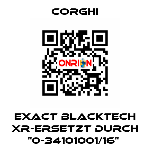 EXACT BLACKTECH XR-Ersetzt durch "0-34101001/16"  Corghi