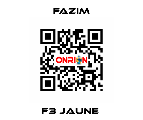 F3 JAUNE  Fazim