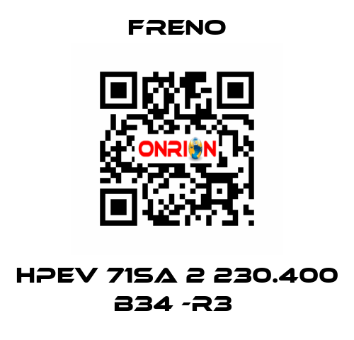 HPEV 71SA 2 230.400 B34 -R3  Freno