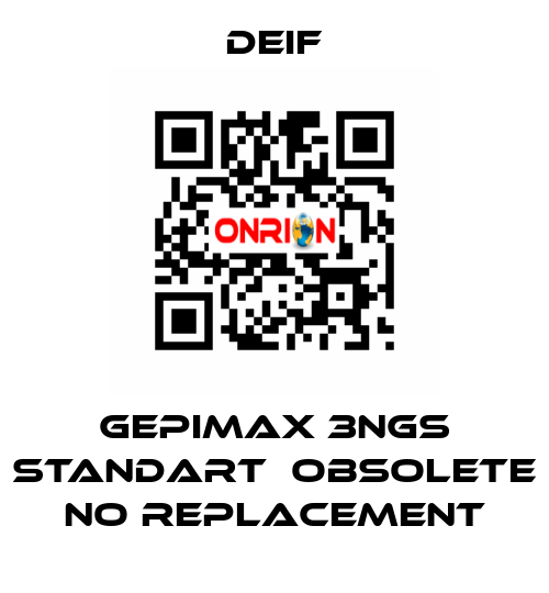 GEPIMAX 3NGS STANDART  obsolete no replacement Deif