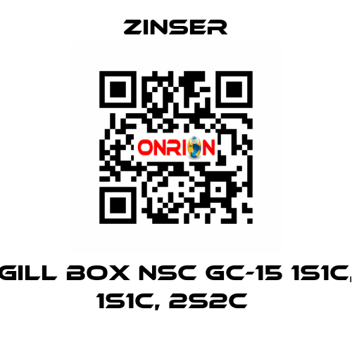 GILL BOX NSC GC-15 1S1C, 1S1C, 2S2C  Zinser