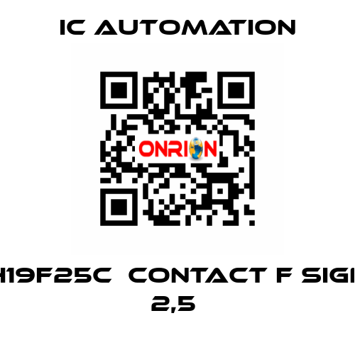 H19F25C  Contact F sign 2,5  ic automation