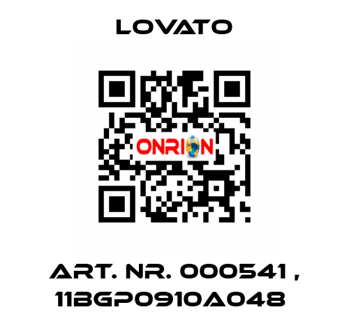 Art. Nr. 000541 , 11BGP0910A048  Lovato