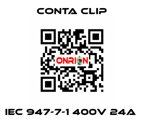 IEC 947-7-1 400V 24A  Conta Clip