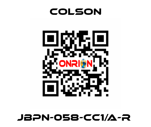 JBPN-058-CC1/A-R  Colson