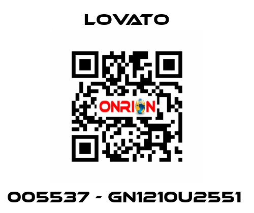 005537 - GN1210U2551  Lovato