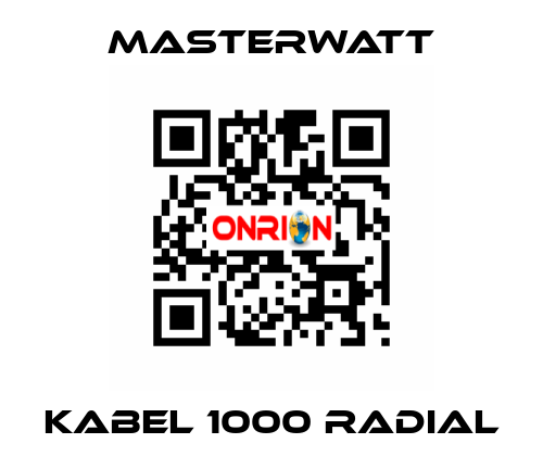 Kabel 1000 radial Masterwatt