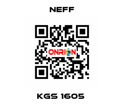 KGS 1605  Neff