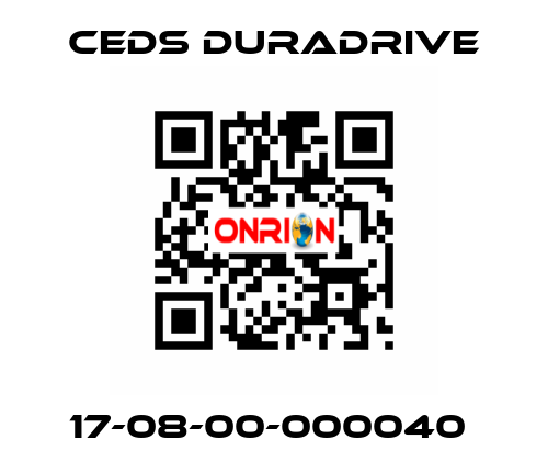 17-08-00-000040  Ceds Duradrive