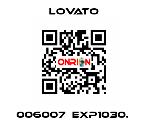 006007  EXP1030.  Lovato