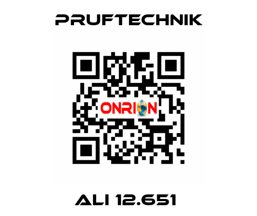 ALI 12.651  Pruftechnik