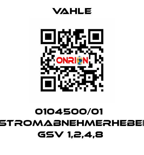 0104500/01    STROMABNEHMERHEBEL GSV 1,2,4,8  Faba