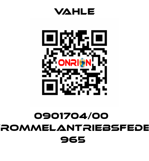 0901704/00    TROMMELANTRIEBSFEDER 965  Faba