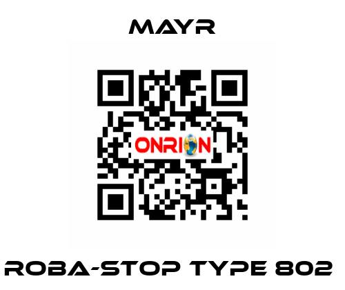 ROBA-stop Type 802  Mayr