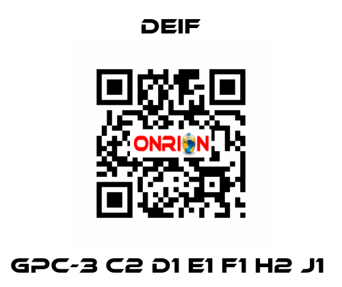 GPC-3 C2 D1 E1 F1 H2 J1  Deif