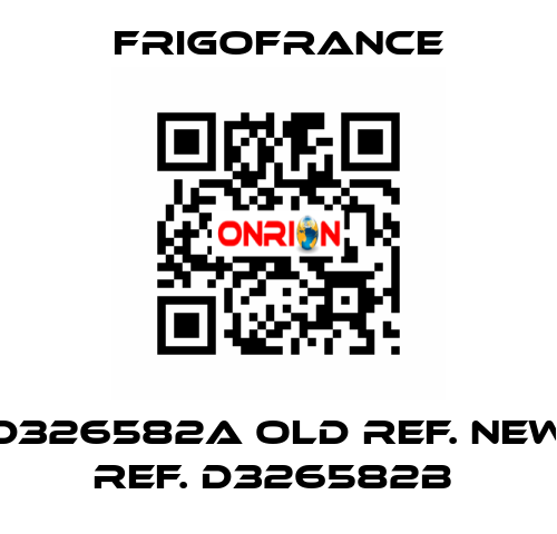 D326582A old ref. new ref. D326582B  Frigofrance