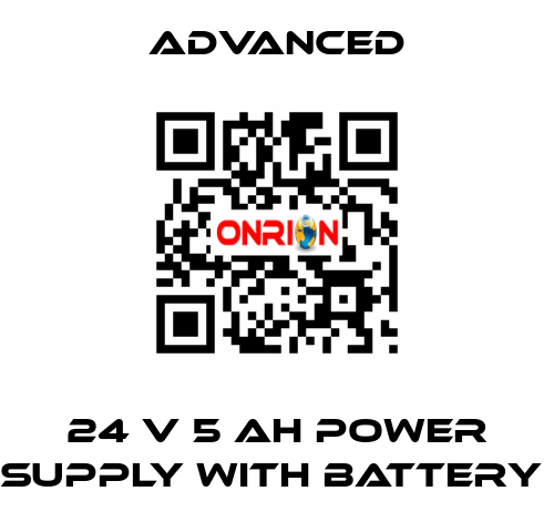 24 V 5 Ah Power Supply with Battery  Advanced