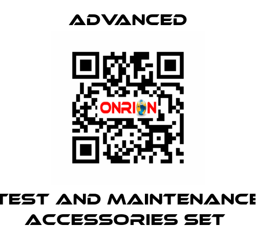 Test and Maintenance Accessories Set  Advanced