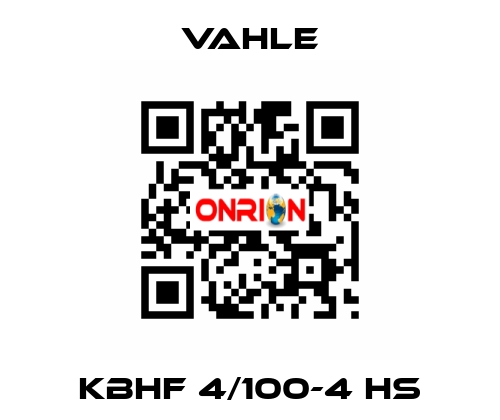 KBHF 4/100-4 HS Vahle