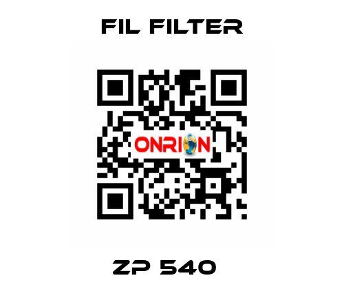 ZP 540   Fil Filter