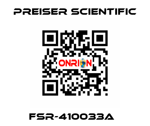 FSR-410033A   Preiser Scientific