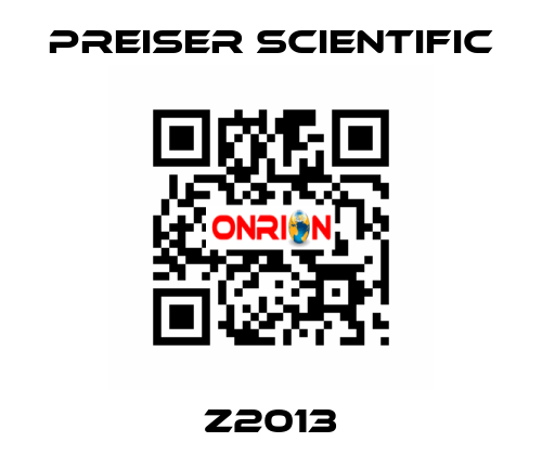 Z2013 Preiser Scientific