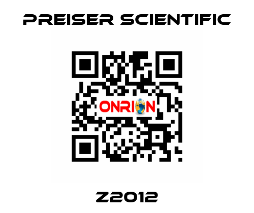 Z2012 Preiser Scientific