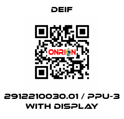 2912210030.01 / PPU-3 with display Deif