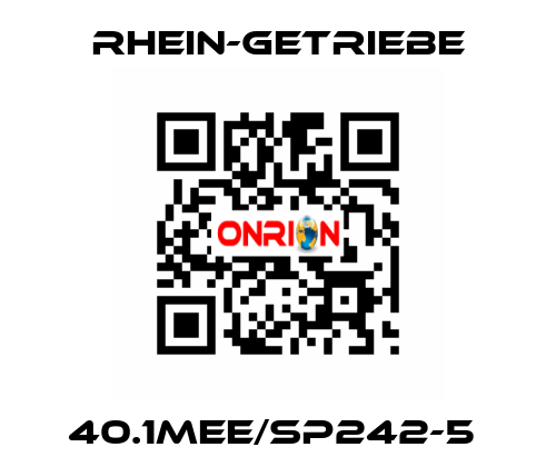 40.1MEE/SP242-5  Rhein-Getriebe