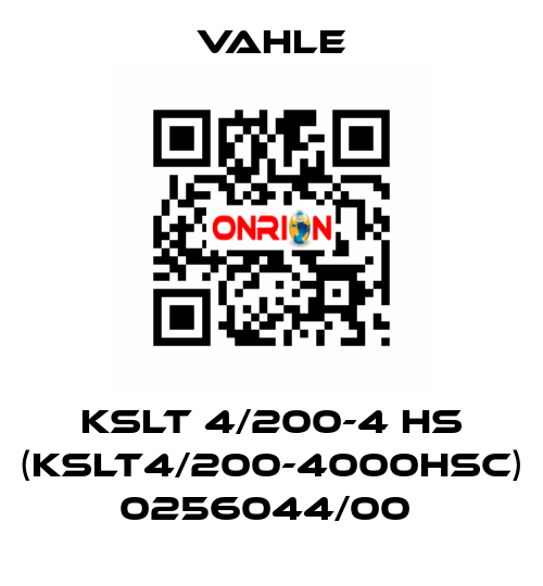 KSLT 4/200-4 HS (KSLT4/200-4000HSC) 0256044/00  Vahle