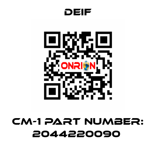 CM-1 part number: 2044220090  Deif