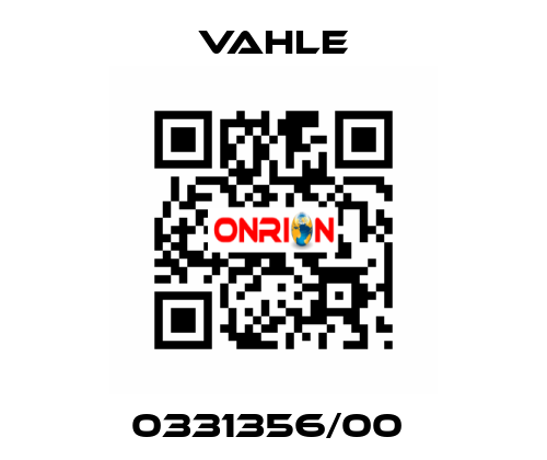 0331356/00  Vahle