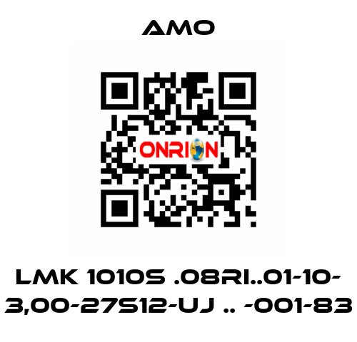 LMK 1010S .08RI..01-10- 3,00-27S12-UJ .. -001-83 Amo